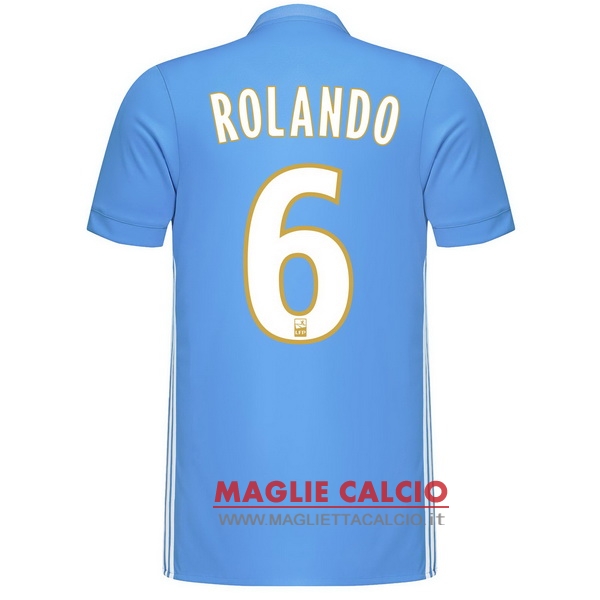 nuova maglietta marseille 2017-2018 rolando 6 seconda